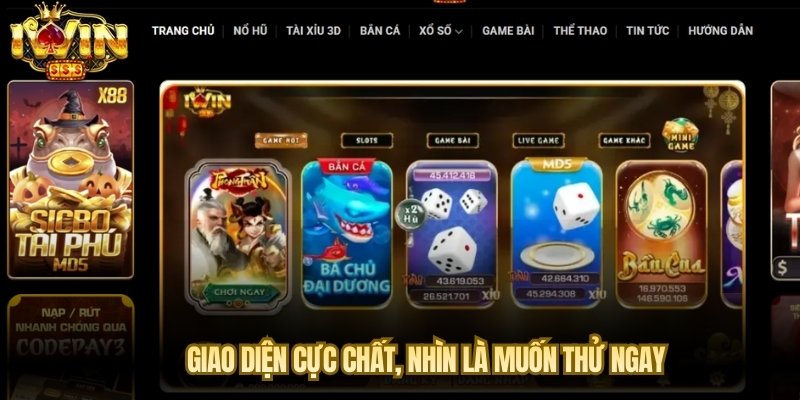 Giao diện cực chất, nhìn là muốn thử ngay